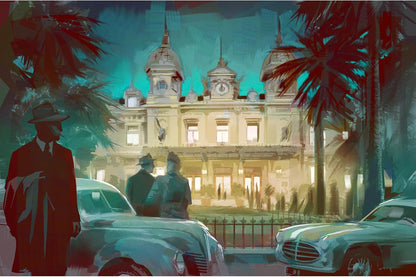 IELLO: Guilty: Monaco 1955 - Cooperative Deduction Game, Murder Mystery Investigation, Realistic Details, Ages 14+, 1-99 Players, 180-240 Minutes