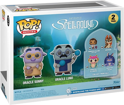Funko Pop! Movies: Spellbound - Oracle Phi Sunny and Oracle Phi Luno - 2PK - Collectable Vinyl Figure - Gift Idea - Official Merchandise - Toys for Kids & Adults - Movies Fans