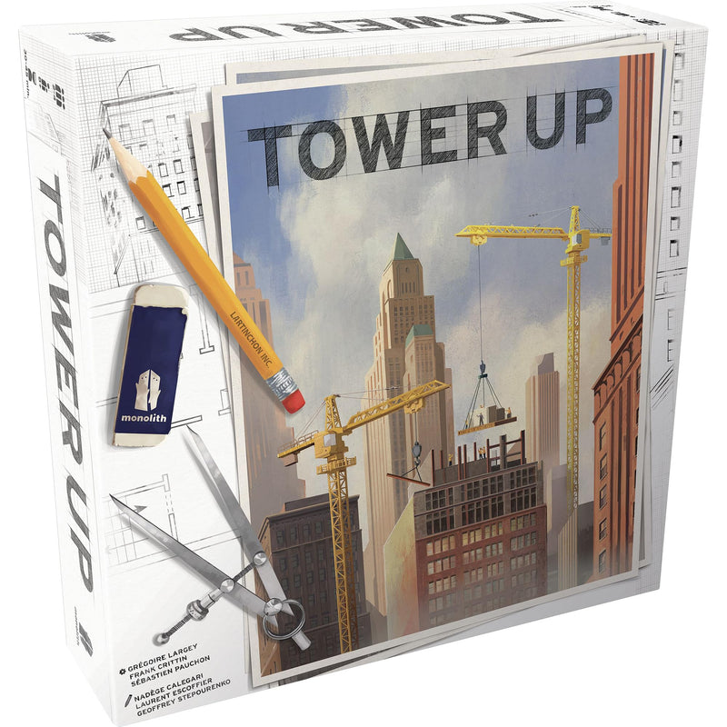 Monolith Board Games | Tower Up | Board Game | Ages 8+ | 2-4 Players | 45+ Minutes Playing Time