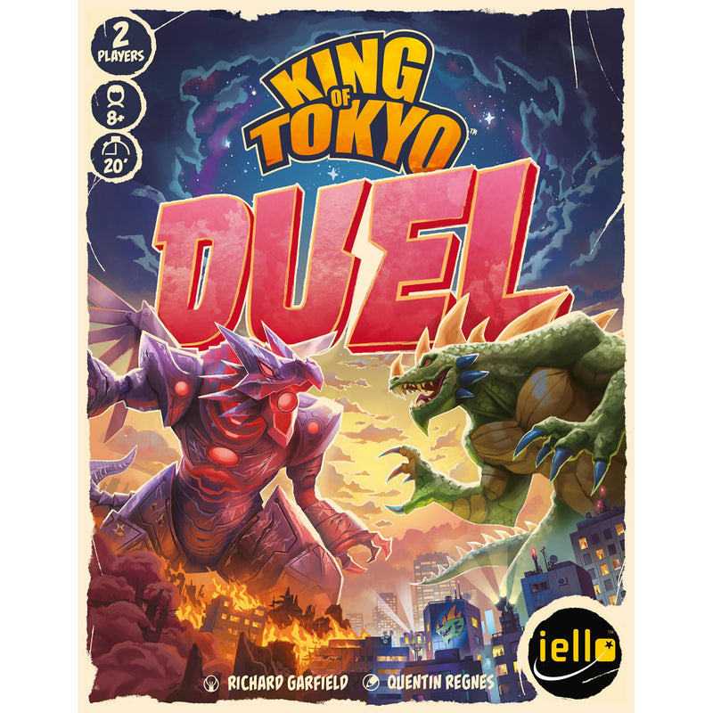 Iello | King of Tokyo Duel | Family Game | Ages 8+ | 2 Players | 20 Minutes Playing Time