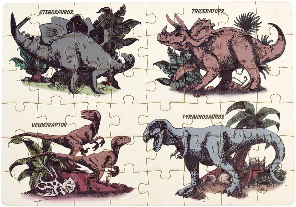 48 Pieces Dinosaur Mini Matchbox Puzzle
