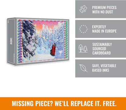 Cloudberries 500 Teile Puzzle für Erwachsene - Schöne Puzzles (Schnee)