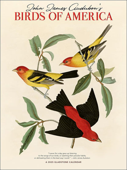 Audubon’s Birds of America Deluxe Wall Calendar 2025
