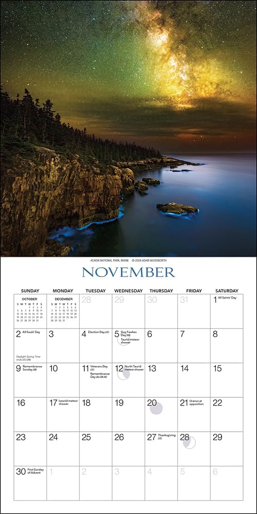 Galaxy of Stars Mini Wall Calendar 2025
