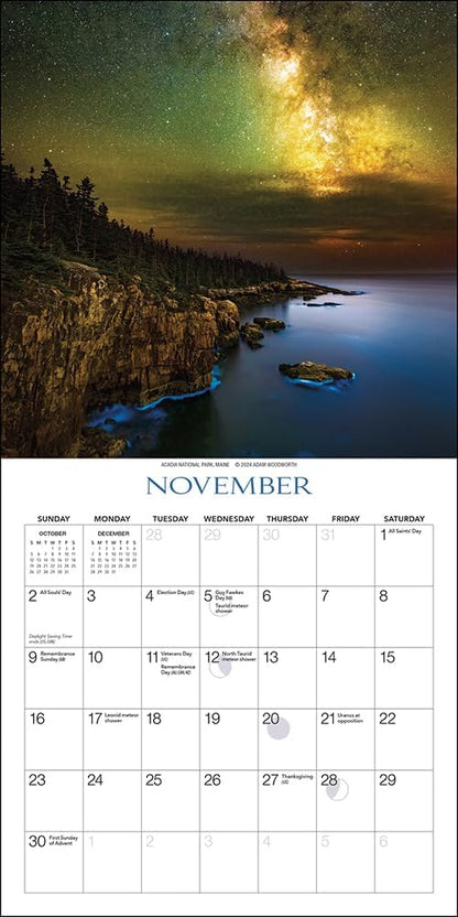 Galaxy of Stars Mini Wall Calendar 2025