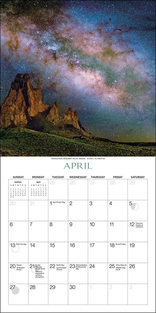 Galaxy of Stars Mini Wall Calendar 2025