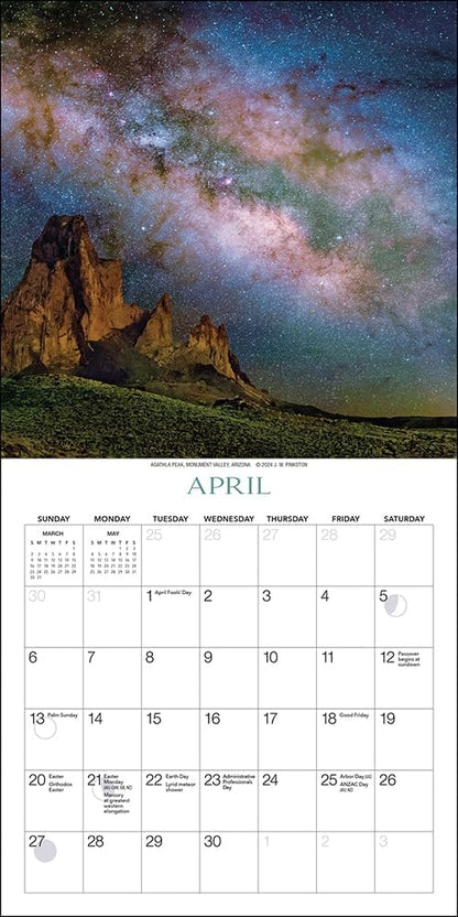 Galaxy of Stars Mini Wall Calendar 2025