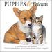 Puppies & Friends Mini Wall Calendar 2025