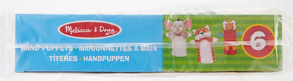 Melissa & Doug Safari Friends Hand Puppets | Puppets & Theaters | Plush Toy Hand Puppets | Soft Toy | 3+ | Gift for Boy or Girl,Multicolor,6.3 x 30.5 x 40.6 cm Safari Friends Single