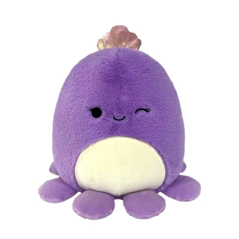 Squishmallows Squishmallow Plush Toy FuzzAMallows Purple Octopus 30 cm Cuddly Toys Original 2024