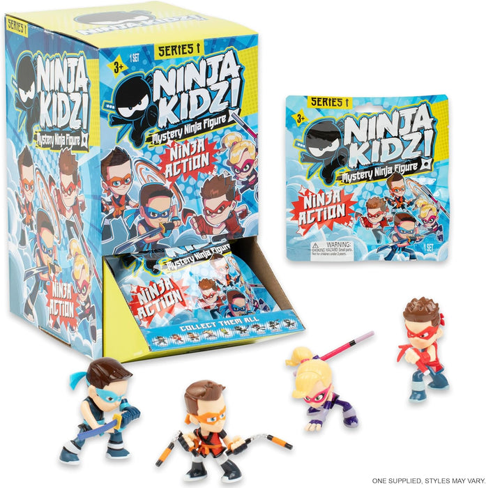 Ninja Kidz 4501CO Ninja Figurest Ninjja Kidz Mystery Set - 1 item