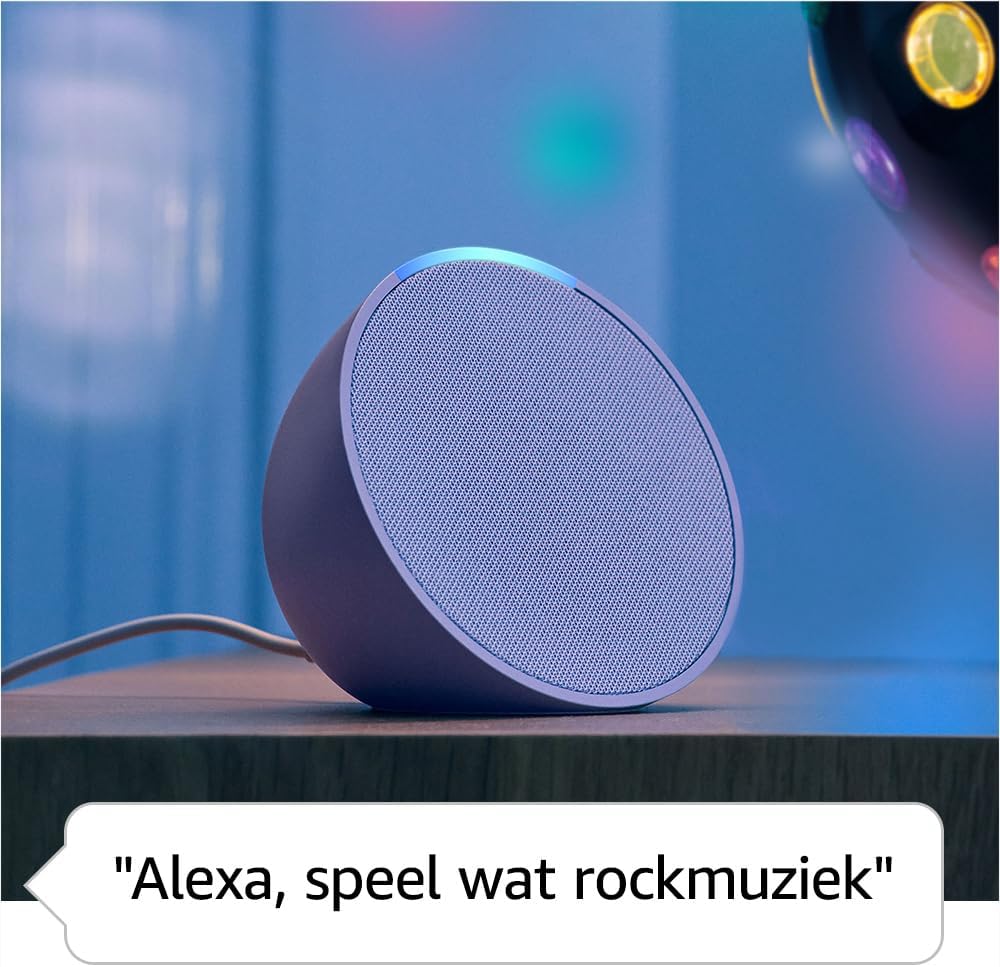 Amazon - Echo Pop Smart Speaker - White