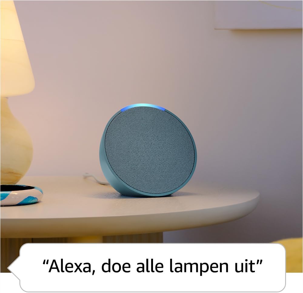 Amazon - Echo Pop Smart Speaker - White