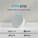 Amazon - Echo Pop Smart Speaker - White
