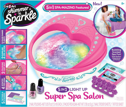 Shimmer N Sparkle - 5 In 1 Light Up Spa Salon (65628)