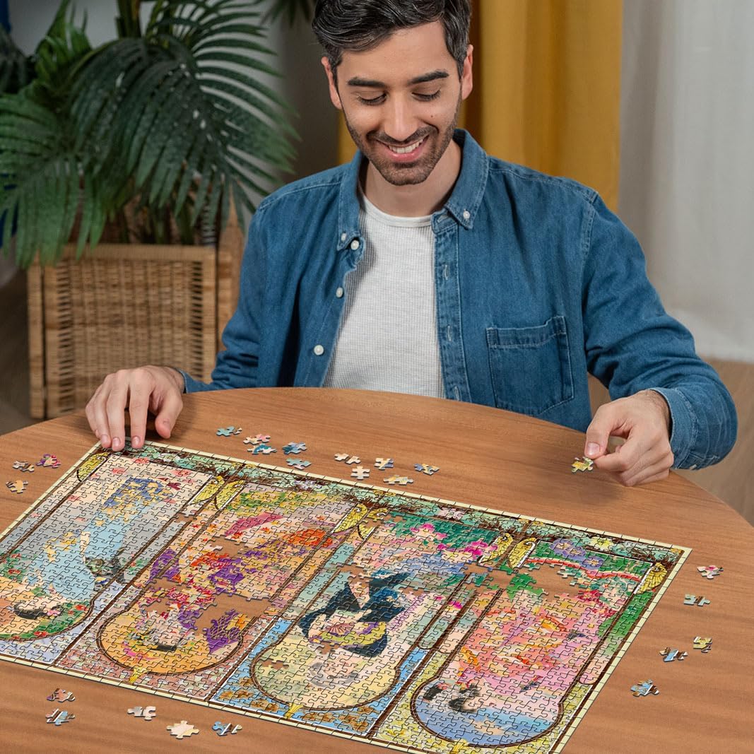 Ravensburger Puzzle 2D 1000 elementów: Cztery pory roku, Nowy design