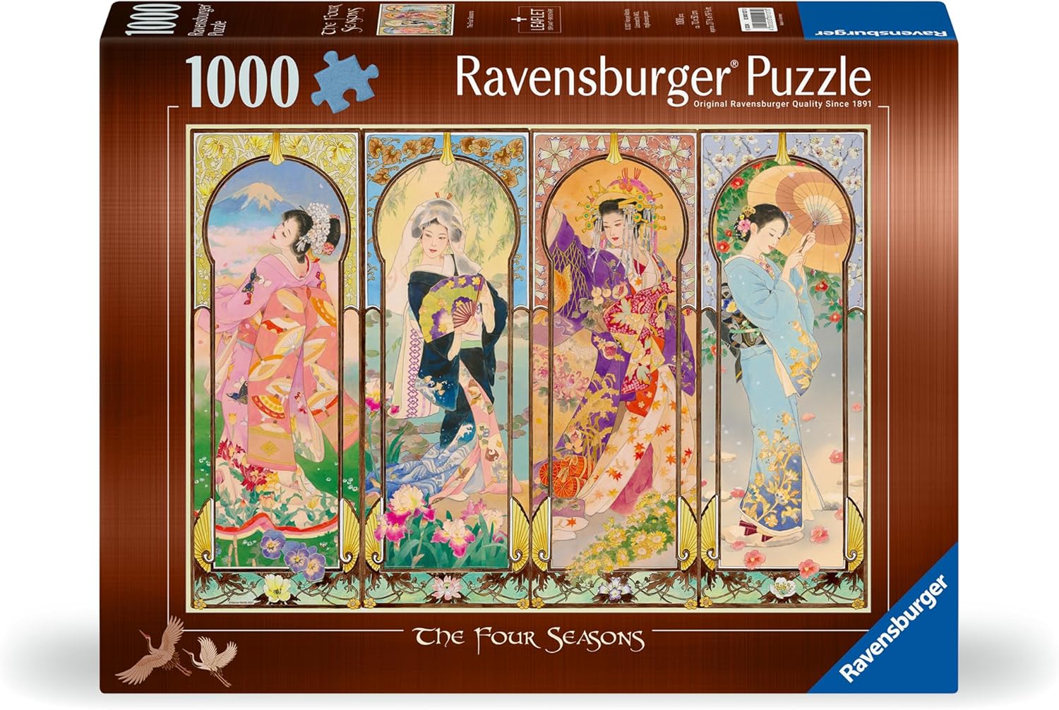 Ravensburger Puzzle 2D 1000 elementów: Cztery pory roku, Nowy design