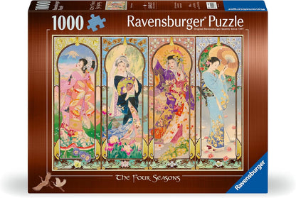 Ravensburger Puzzle 2D 1000 elementów: Cztery pory roku, Nowy design