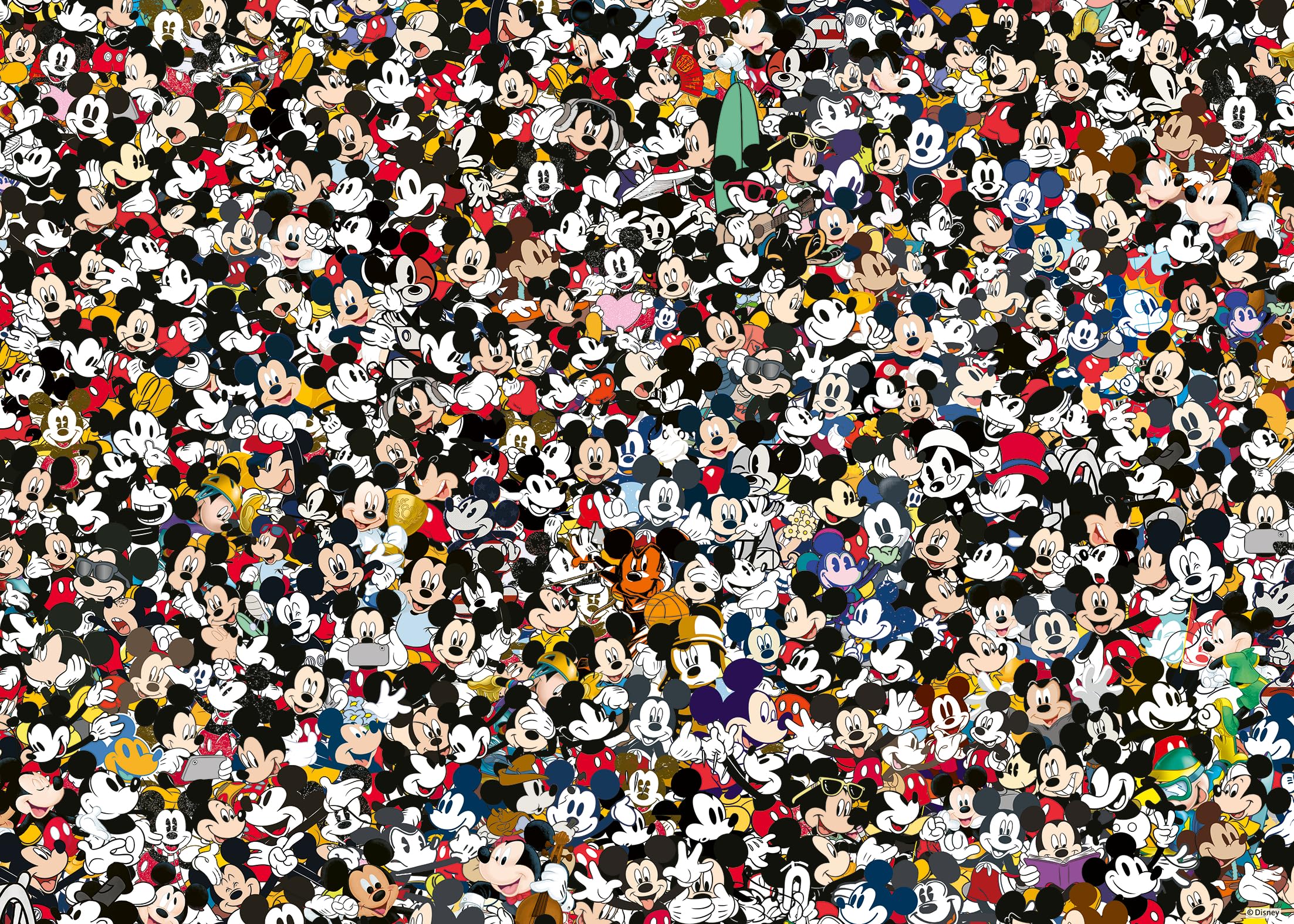 Ravensburger Puzzle 12000529 - Mickey Challenge - 1000 Teile Disney Puzzle für Erwachsene und Kinder ab 14 Jahren