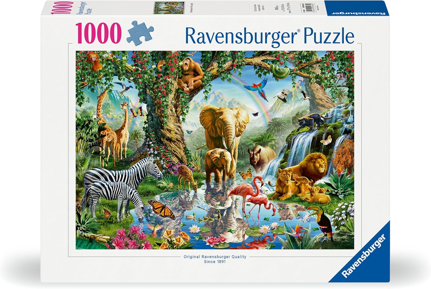 Ravensburger Puzzle 12000682 - Abenteuer im Dschungel - 1000 Teile Puzzle für Erwachsene und Kinder ab 14 Jahren,