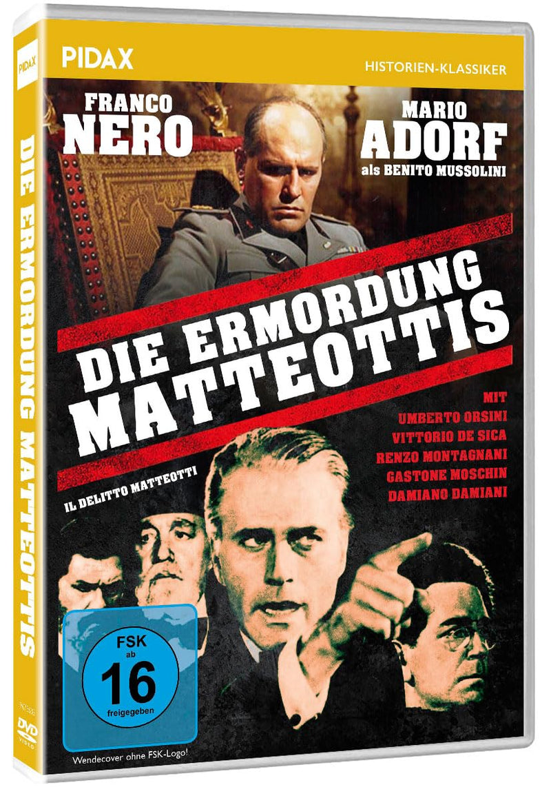 Die Ermordung Matteottis (Il delitto Matteotti) / Preisgekrönter Thriller mit Starbesetzung (Pidax Historien-Klassiker