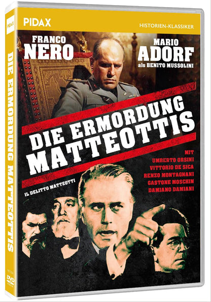 Die Ermordung Matteottis (Il delitto Matteotti) / Preisgekrönter Thriller mit Starbesetzung (Pidax Historien-Klassiker