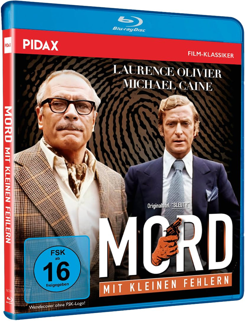 Mord mit kleinen Fehlern (Sleuth) / Kriminalfilm mit den Hollywood-Legenden Laurence Olivier und Michael Caine (Pidax Film-Klassiker)