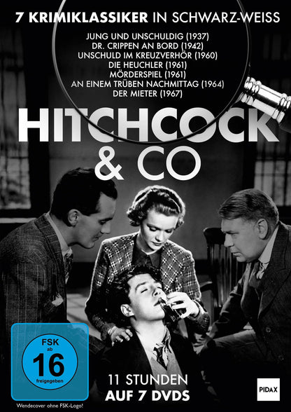 Hitchcock & Co. - 7 Filmklassiker / Sieben unvergessliche Nervenkitzel-Klassiker mit Starbesetzung