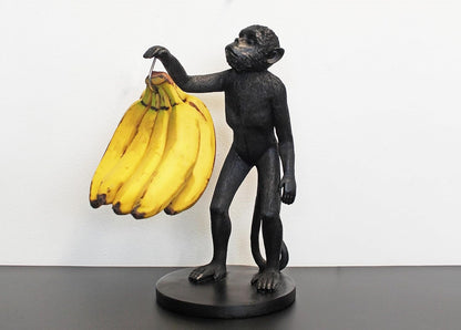 Winkee - Fruit Holder - Monkey Banana Holder - Black