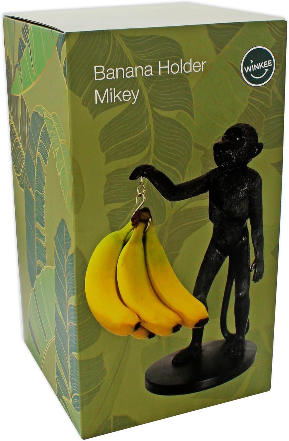 Winkee - Fruit Holder - Monkey Banana Holder - Black