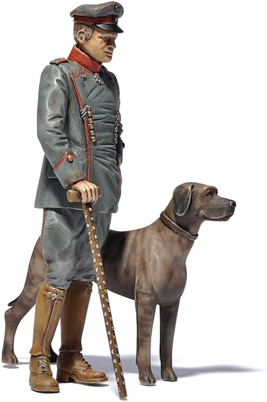 Miniart 1:16 Schaal The Red Baron Manfred von Rihthofen WWI Flying Ace Plastic Model Kit