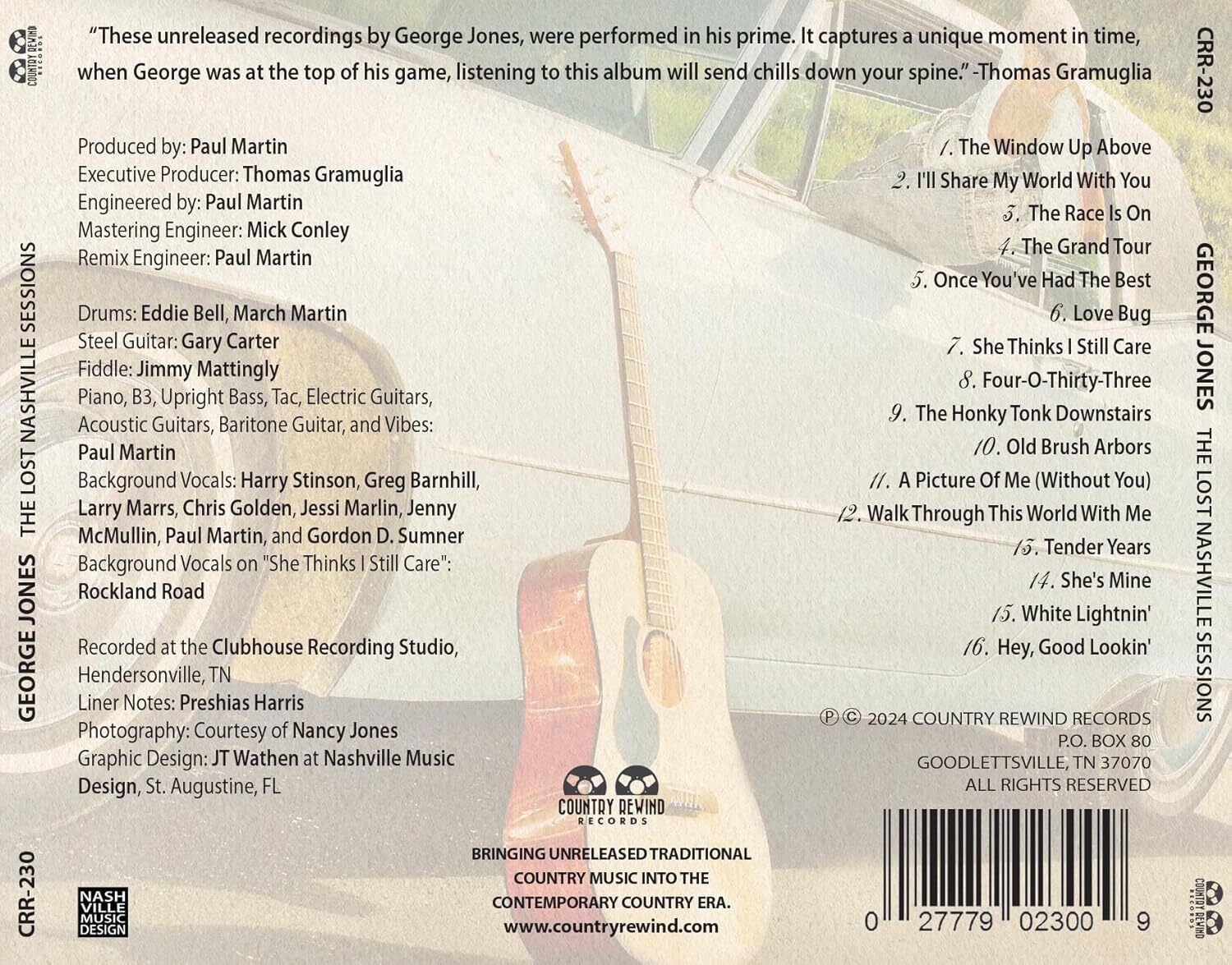 The Lost Nashville Sessions