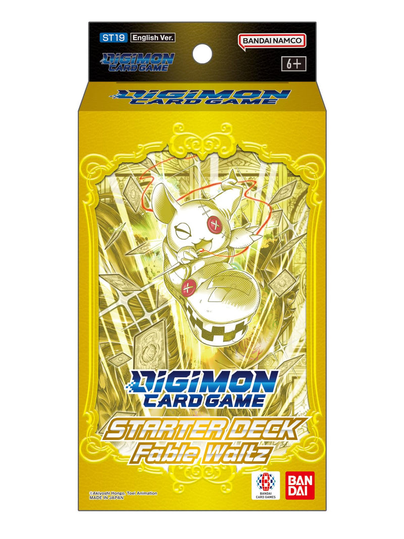 Bandai | Digimon Card Game: Fable Waltz Starter Deck (ST-19) | Trading Card Game | Ages 6+ | 2 Players | 15 Minutes Playing Time