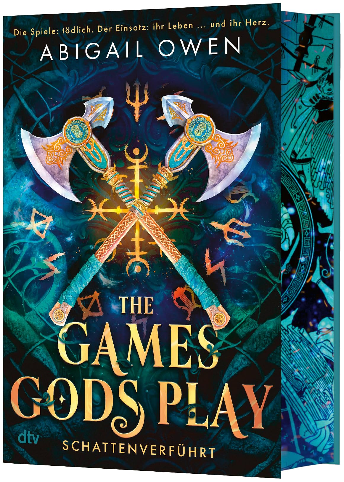 The Games Gods Play – Schattenverführt: Roman | Deluxe-Ausgabe mit Farbschnitt – Epischer Romantasy-Reihenstart mit olympischen Göttern und tödlichem Wettkampf (Schattenverführt-Reihe, Band 1