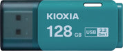 KIOXIA TransMemory U301 128GB USB 3.2 Gen 1 Flash Drive - High-Speed, Compact, Portable Storage Solution with 5-Year Warranty (Blue