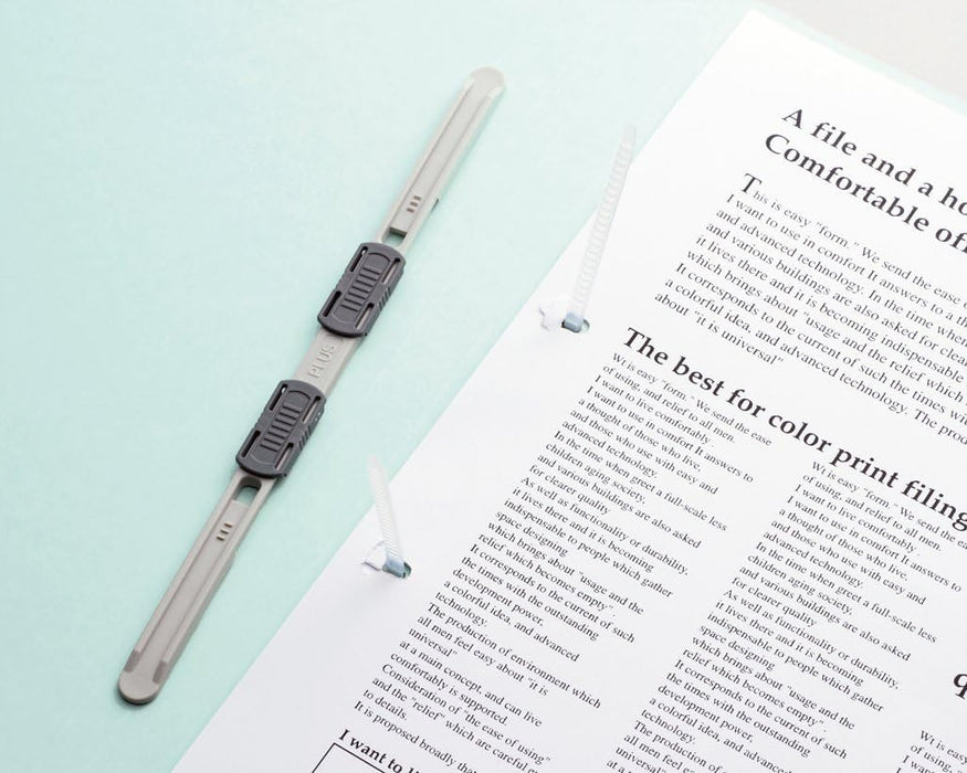 PLUS Japan, Staple-Free Stapler Desktop Model Blue, 10 sheet capacity, 1 piece pack (1 x 1 Stapler