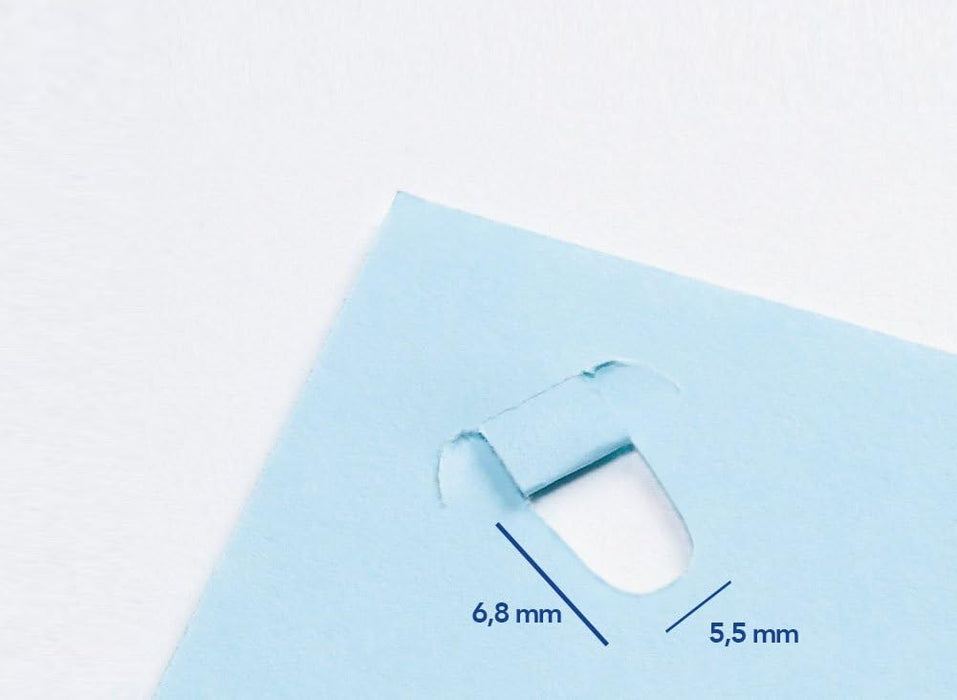 PLUS Japan, Staple-Free Stapler Desktop Model Blue, 10 sheet capacity, 1 piece pack (1 x 1 Stapler