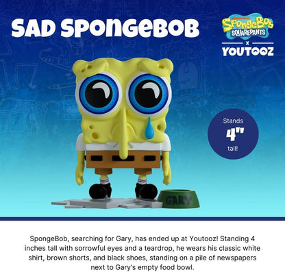 Youtooz Spongebob Squarepants Sad Spongebob 4", Sad Spongebob Vinyl Figure, Collectible Sad Spongebob from Spongebob Squarepants by Youtooz Spongebob Squarepants Collection