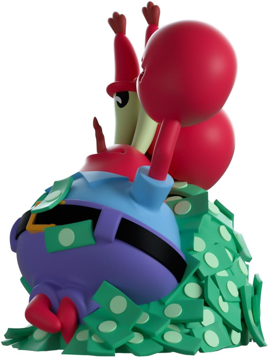 Youtooz Spongebob Squarepants Pile O'Money Mr. Krabs 4.1", Pile O'Money Mr. Krabs Vinyl Figure, Collectible Mr. Krabs from Spongebob Squarepants by Youtooz Spongebob Squarepants Collection Pile O Mone