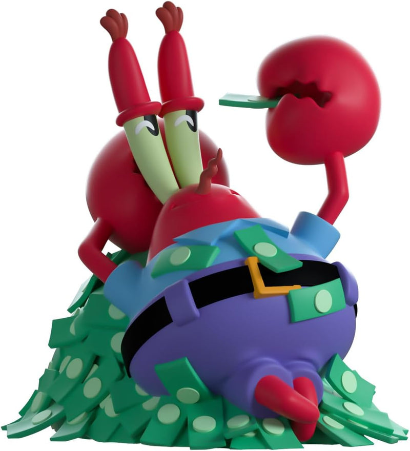 Youtooz Spongebob Squarepants Pile O'Money Mr. Krabs 4.1", Pile O'Money Mr. Krabs Vinyl Figure, Collectible Mr. Krabs from Spongebob Squarepants by Youtooz Spongebob Squarepants Collection Pile O Money Mr Krabs