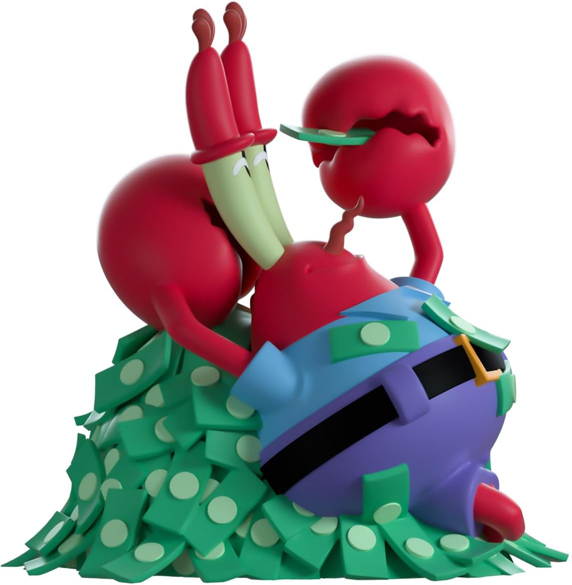 Youtooz Spongebob Squarepants Pile O'Money Mr. Krabs 4.1", Pile O'Money Mr. Krabs Vinyl Figure, Collectible Mr. Krabs from Spongebob Squarepants by Youtooz Spongebob Squarepants Collection Pile O Mone