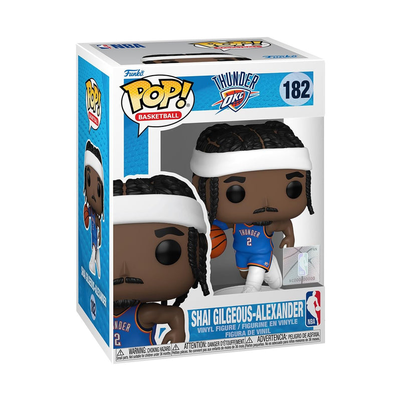 Funko Pop! NBA: Thunder - Shai Gilgeous-Alexander Gilgeous - Alexander - Vinyl-Sammelfigur - Geschenkidee - Offizielle Handelswaren - Spielzeug Für Kinder und Erwachsene - Sports Fans