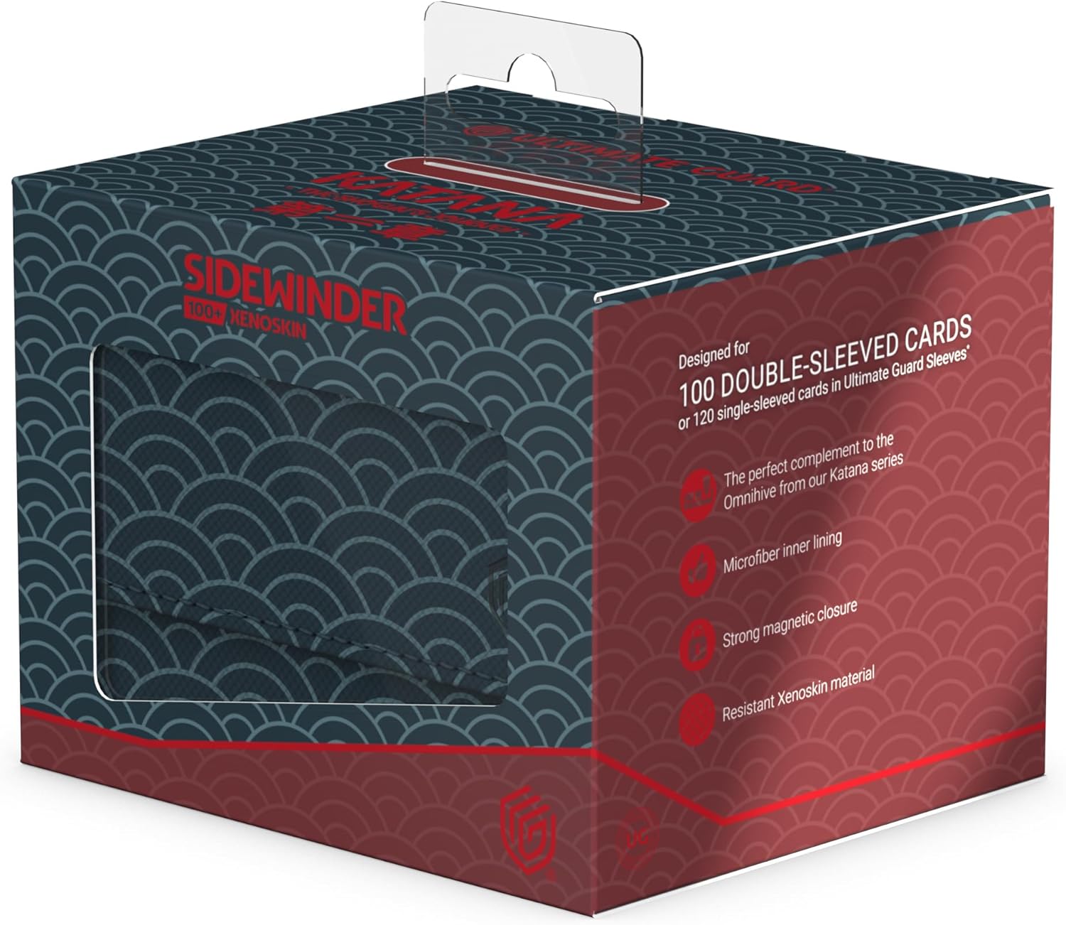 Ultimate Guard Limited Run Sidewinder 100+ Shogun's Journey II, Deck Box for 100 Double-Sleeved TCG Cards, Seigaiha, Magnetic Closure & Microfiber Inner Lining…
