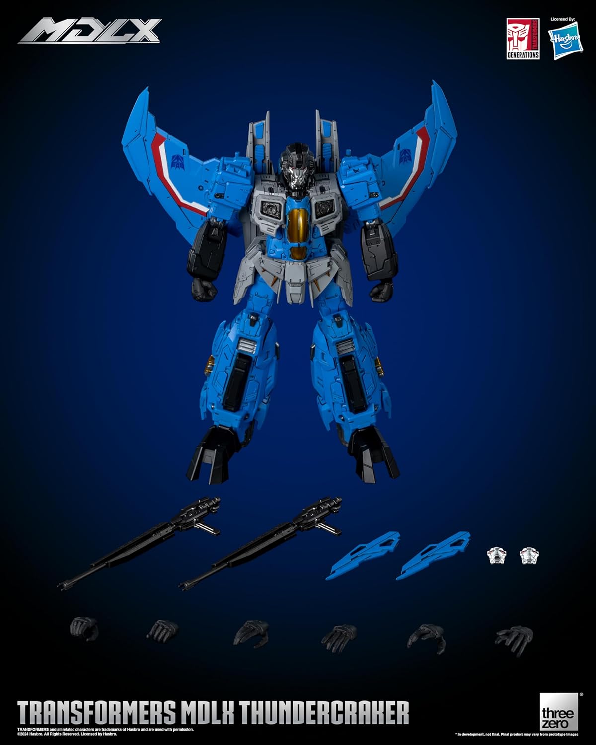 Transformers figurine MDLX Thundercracker 20 cm