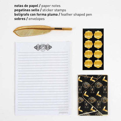 Harry Potter - Stationery Set Plumb