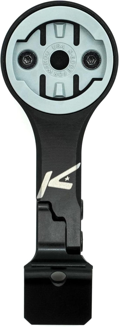 K-Edge | Gen 8 Madone Bicycle Computer Mount | for Wahoo GPS Devices | Durable, Aerodynamic Bike Computer Mount for Trek Madone Cockpit Integration