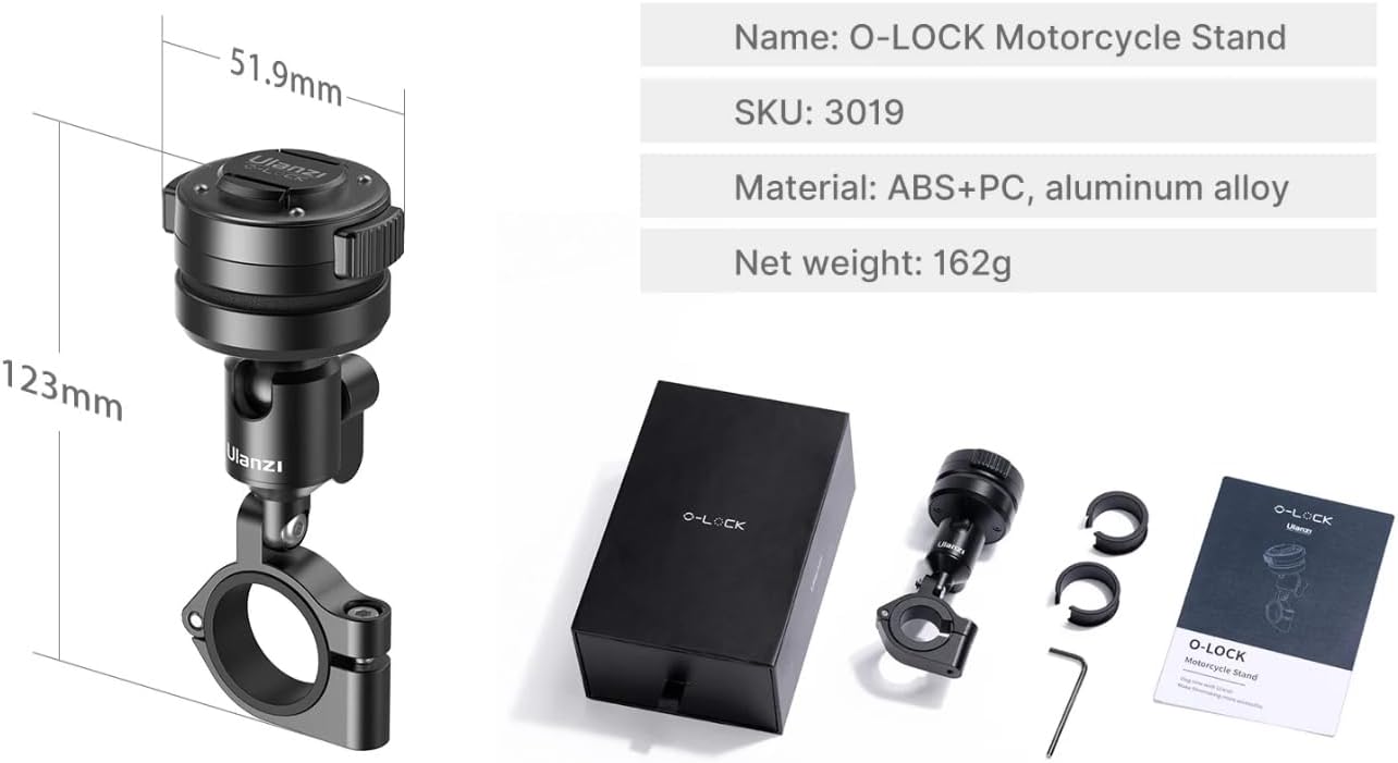 Ulanzi O-LOCK Motorcycle Phone Holder