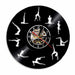 Wall Clock Record Yoga Studio Zen Vintage Vinyl Record Clock 7 Colors LED Luminous Wall Clock Modern Home Wall Decor Yogi Girl Gift