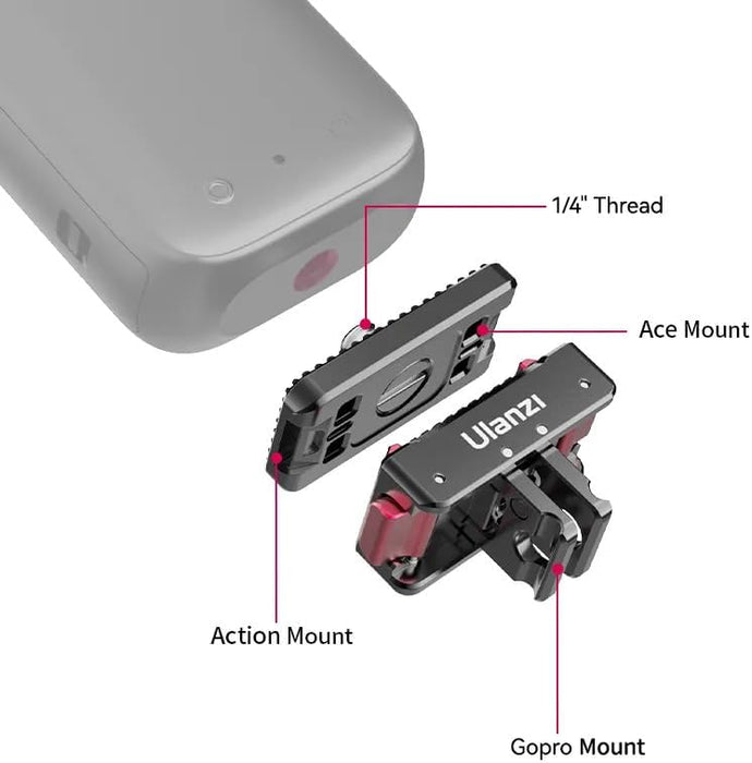 Ulanzi Magnetic Quick Release Mount for Insta360