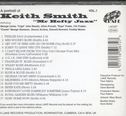 A Portrait Of Keith Smith: VOL. 1;'Mr Hefty Jazz'